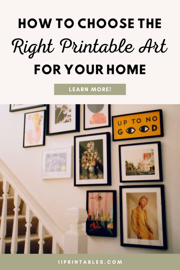 How to Choose the Right Printable Wall Art for Your Home