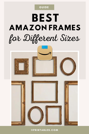 Best Amazon Frames for Printable Wall Art: A Guide for Different Sizes