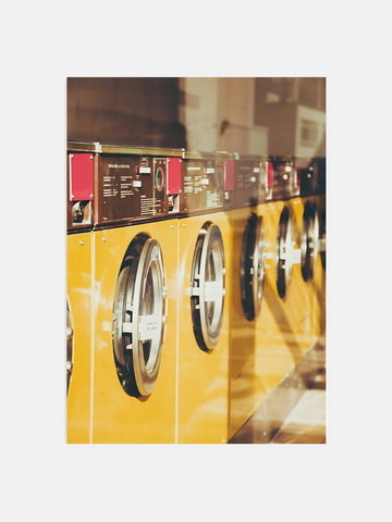 Vintage ’70s Laundry Day Poster