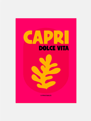 Capri Dolce Vita Poster