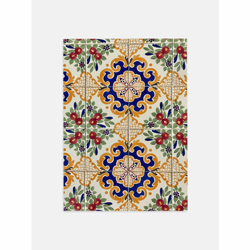 Floral Tile Poster