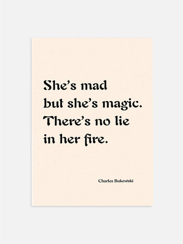 She's Mad but She's Magic Poster