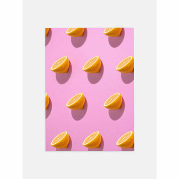 Pink Lemons Printable Poster