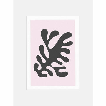 Abstract Pink Bedroom Artwork
