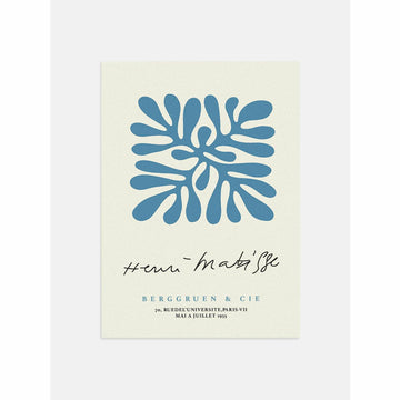 Matisse Organic Blue Poster