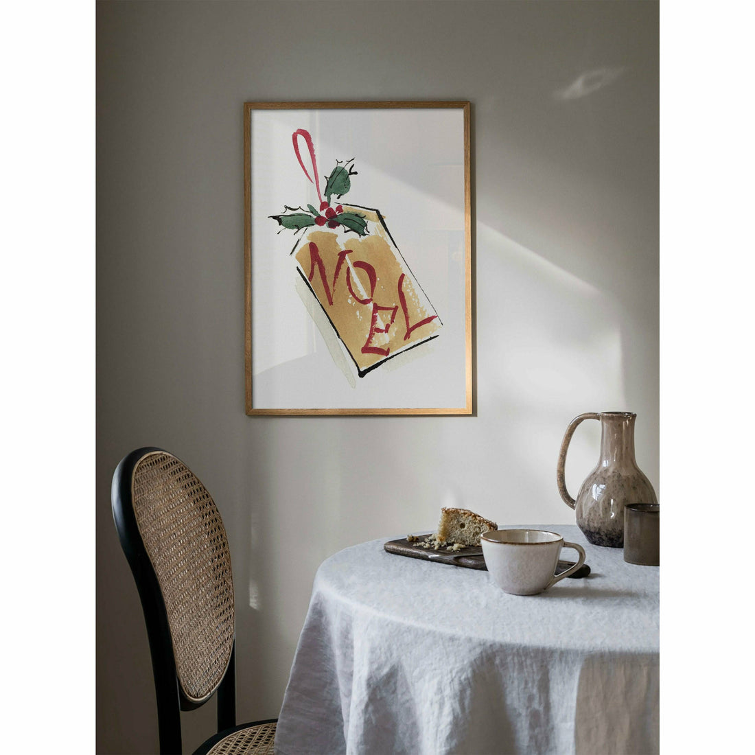 Noel Hand-Drawn Christmas Poster