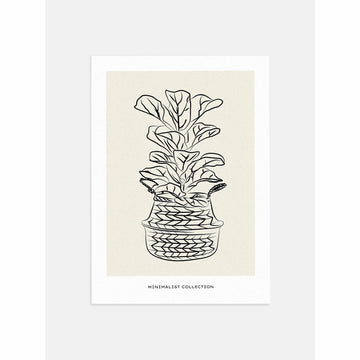 Houseplant Wall Art Poster