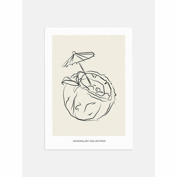 Coconut Drink Poster