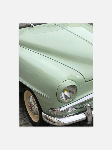 Green Vintage Car