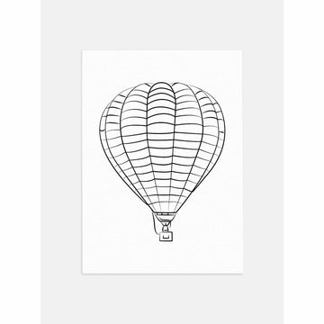 Hot Air Balloon Poster