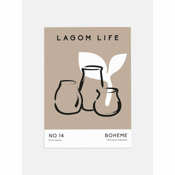 Simple Vases Bedroom Wall Art