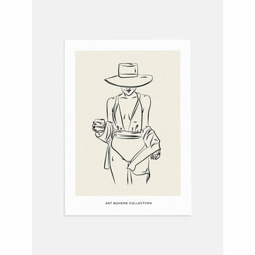 Sophisticated Sunbather Poster