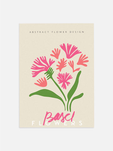 Basel Flowers Poster