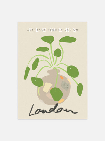 London Flowers Poster