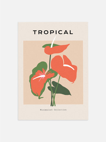 Anthurium Laceleaf Wall Art