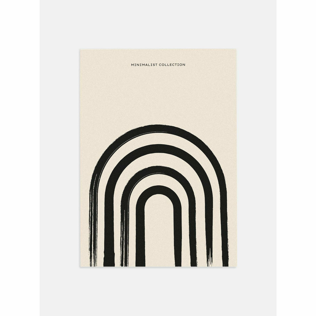 Minimalist U Pattern Bedroom Poster
