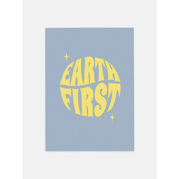 Earth First Retro Wall Art