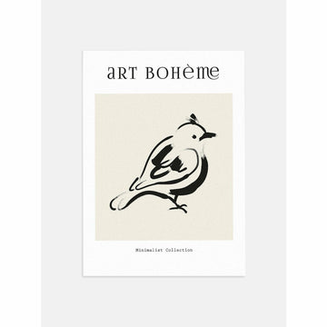 Neutral Animal Wall Decor with Bird