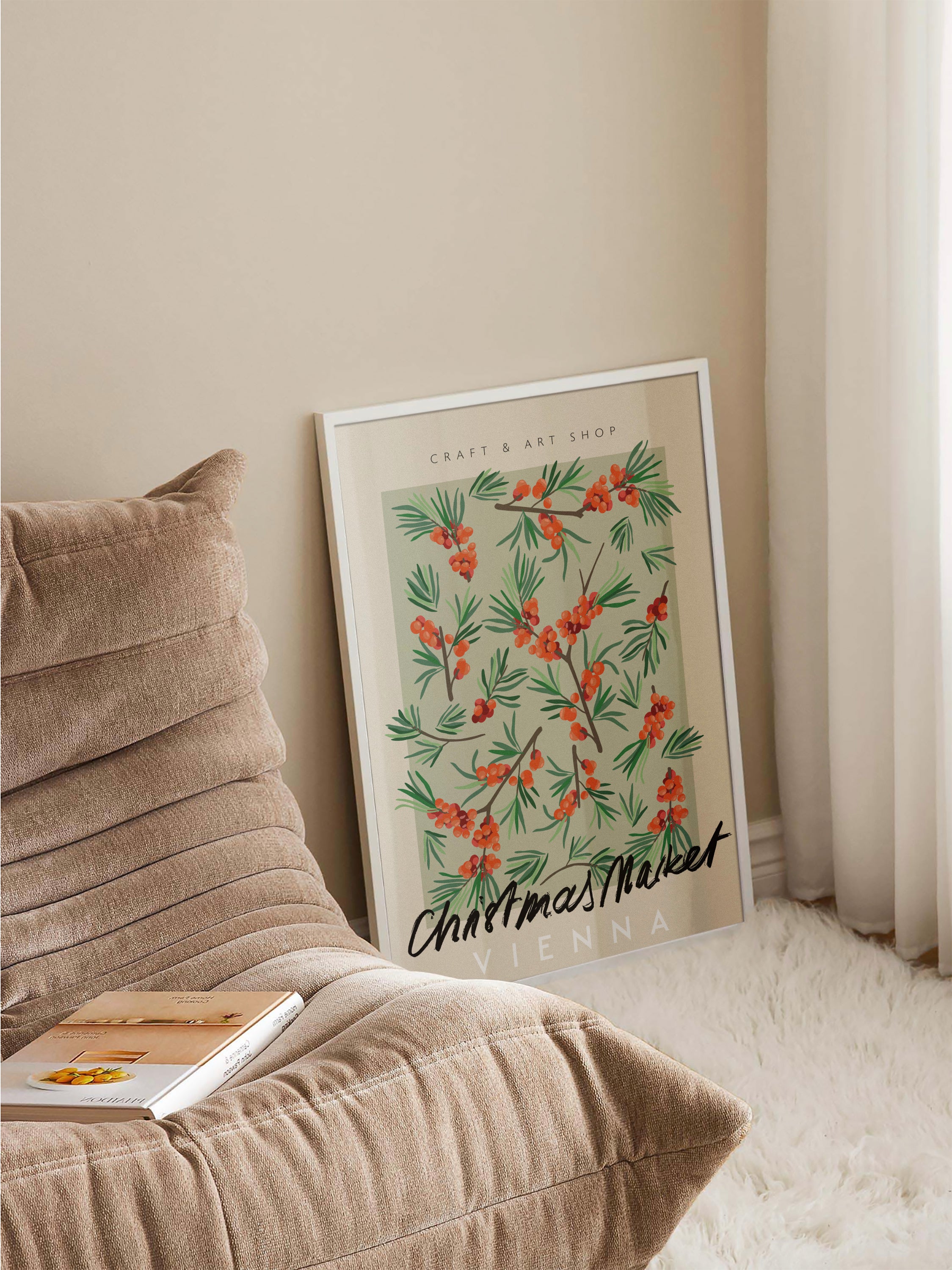 Christmas Market Vienna Poster