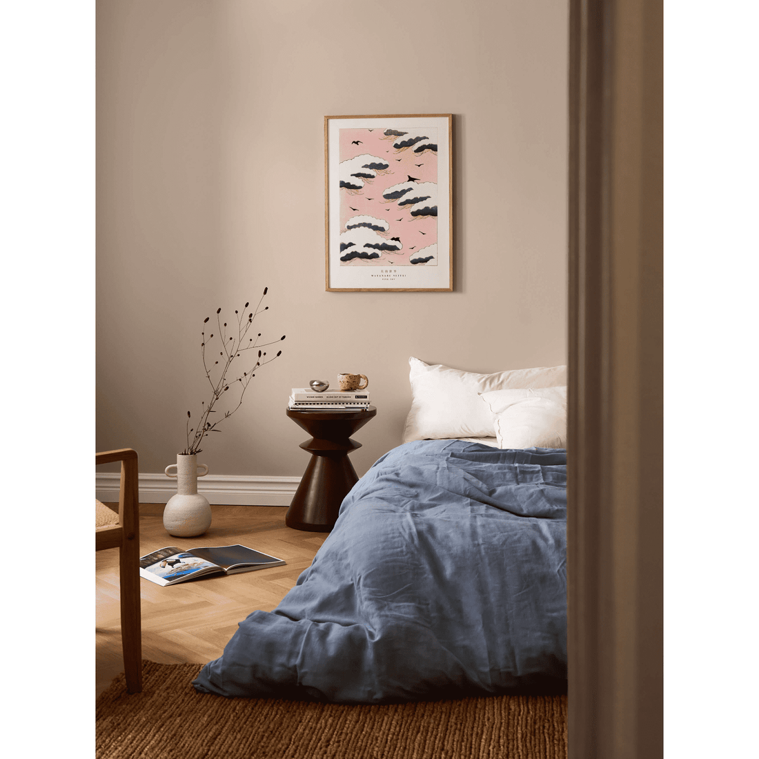 Pink Sky by Watanabe Seitei