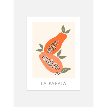LA Papaia Papaya Kitchen Poster