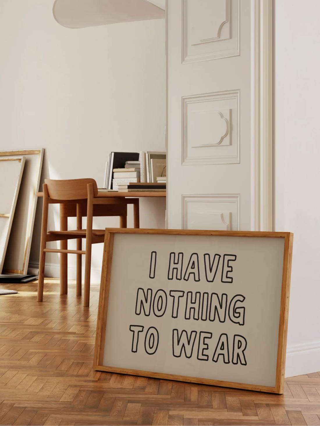 I Have Nothing To Wear Retro Wall Art