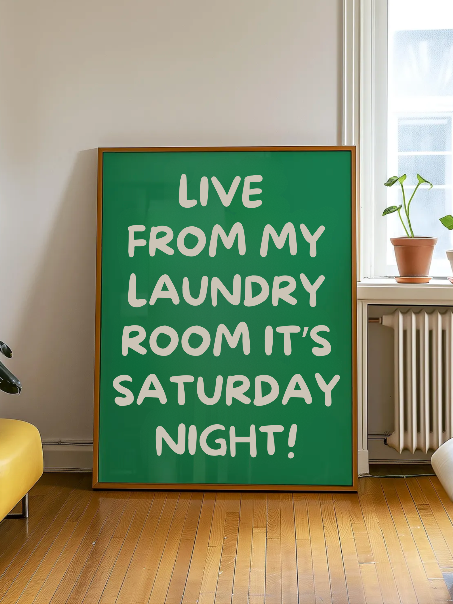 Live From My Laundry Room Poster