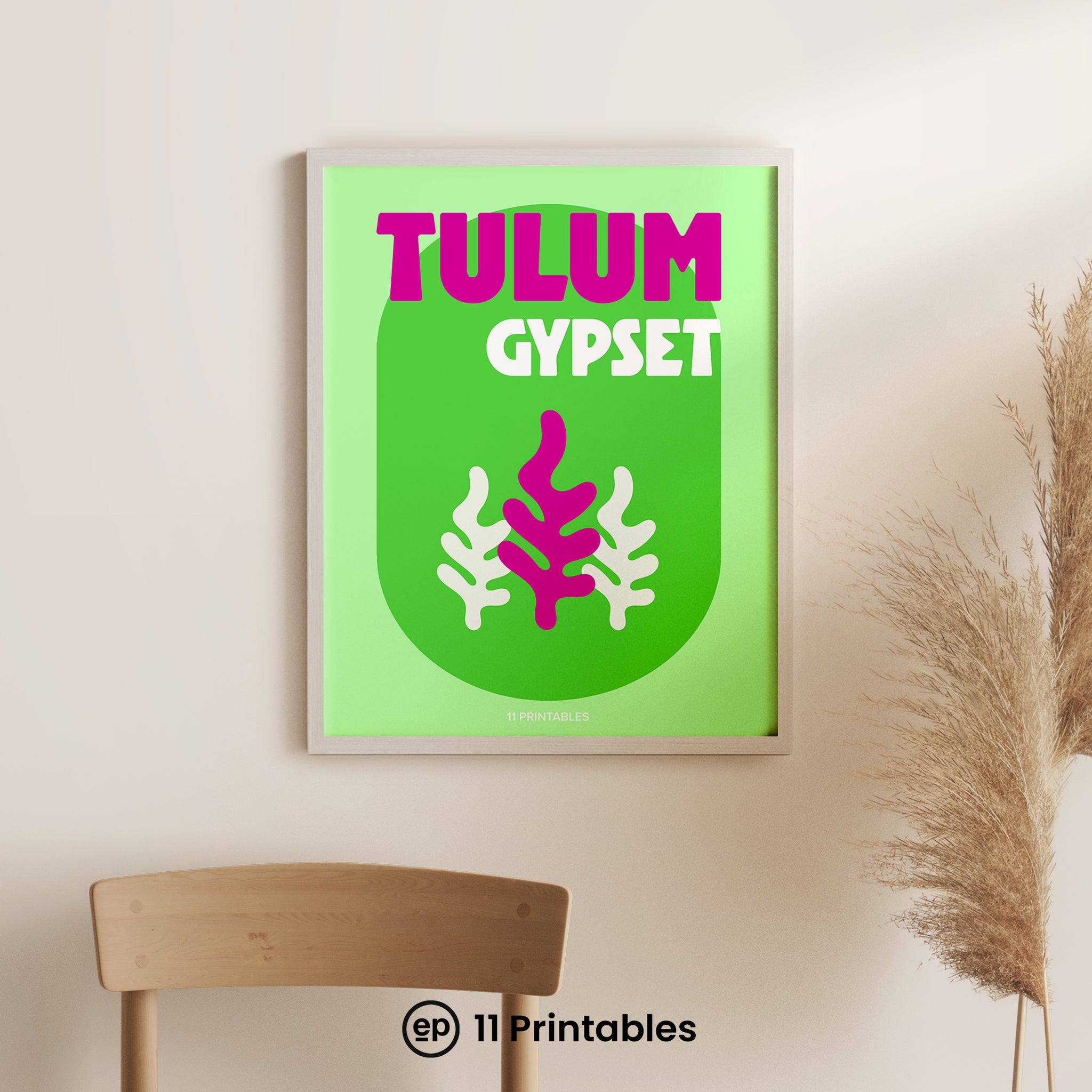 Tulum Gypset Green Poster