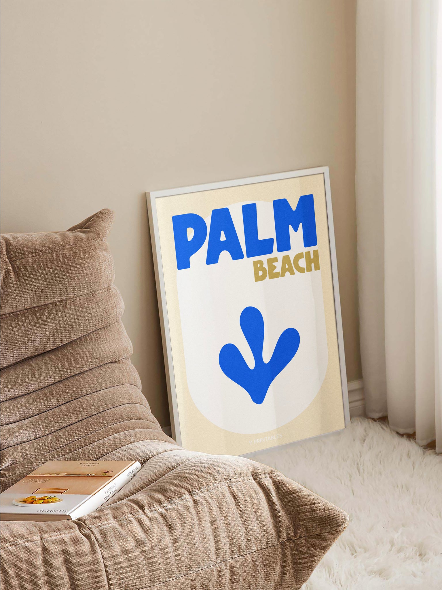 Palm Beach Beige Poster
