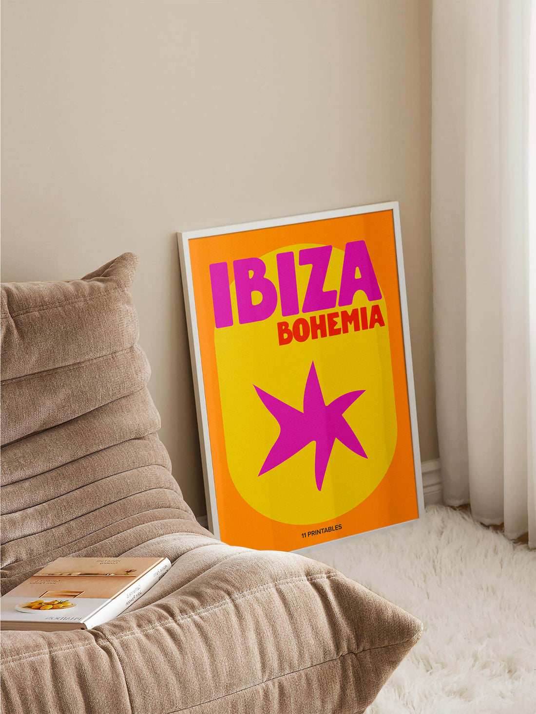 Ibiza Bohemia Orange Poster