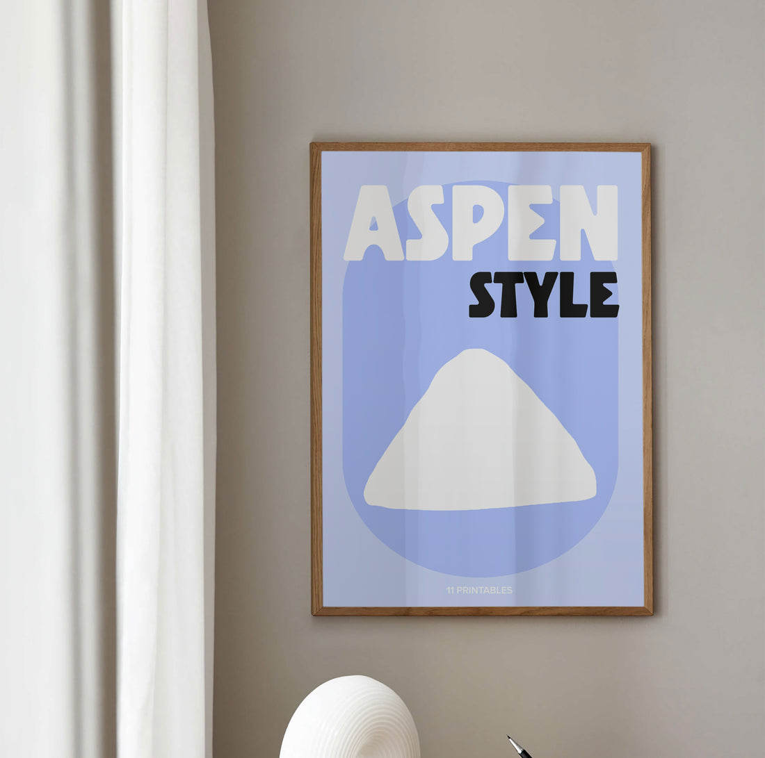 Aspen Style Poster