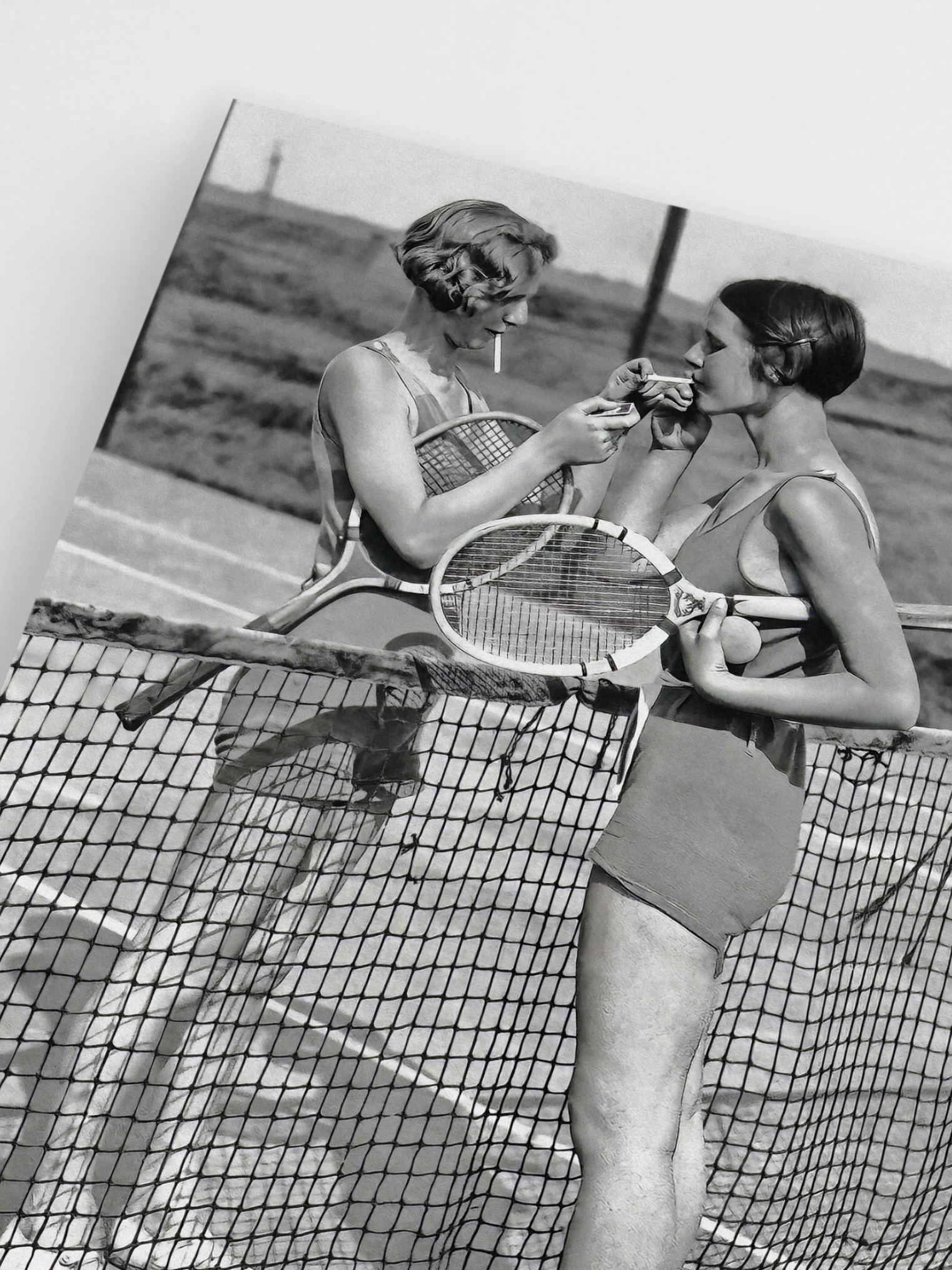 Tennis Break – Vintage Sports Art