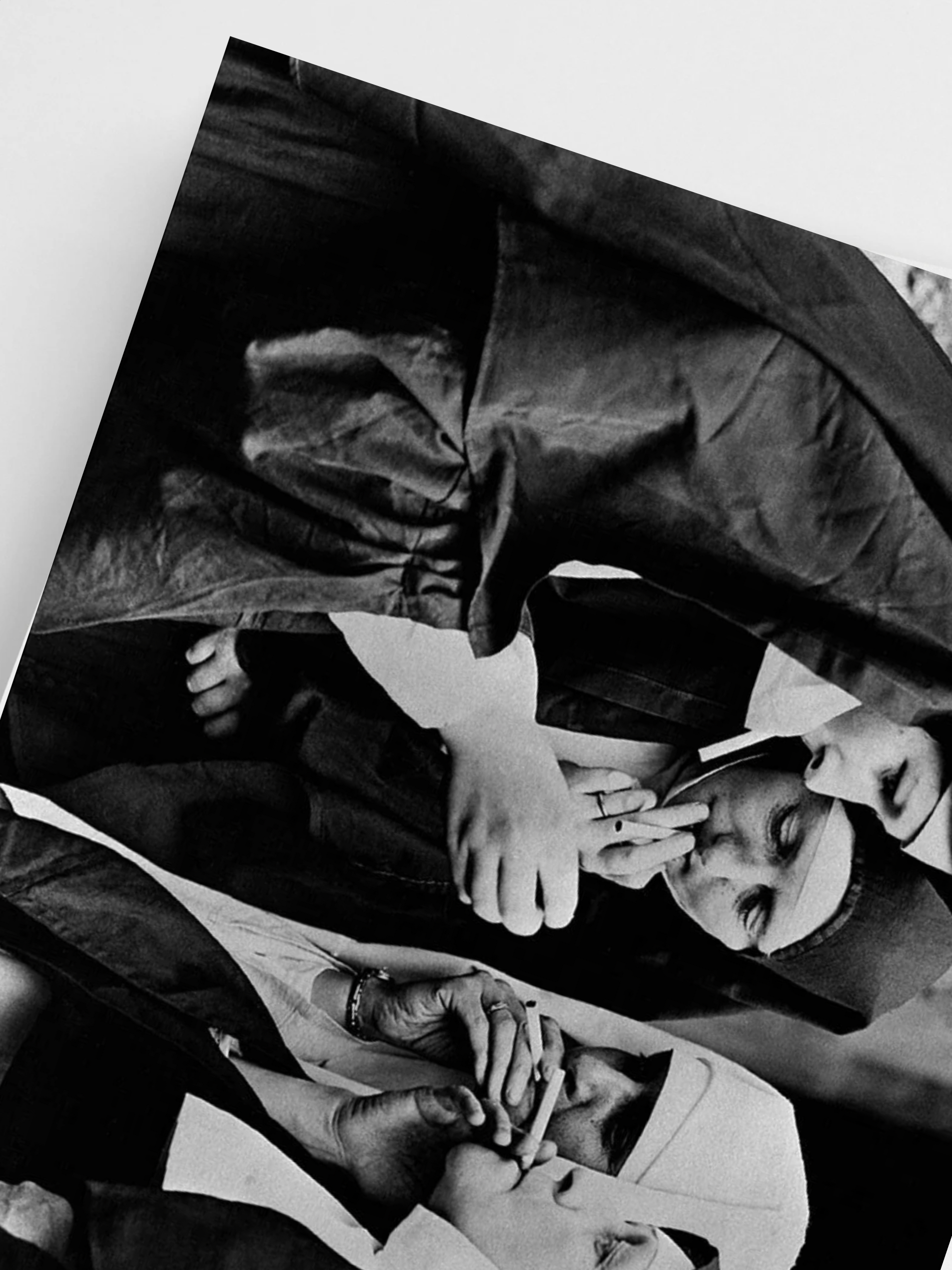 Close-up Iconic Smoking Nuns poster