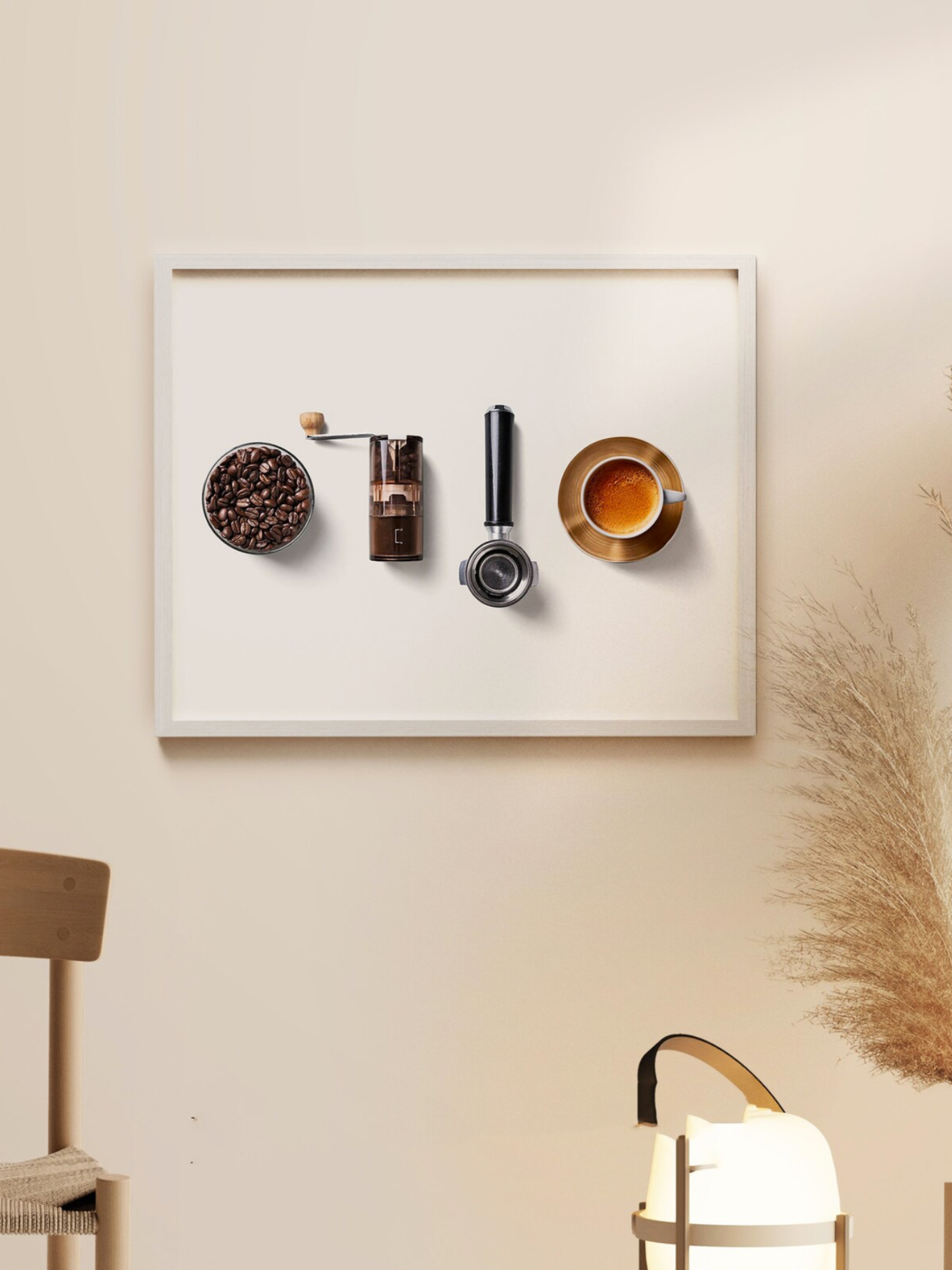 Coffee Process Minimalist Espresso Poster