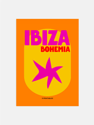 Ibiza Bohemia Orange Poster