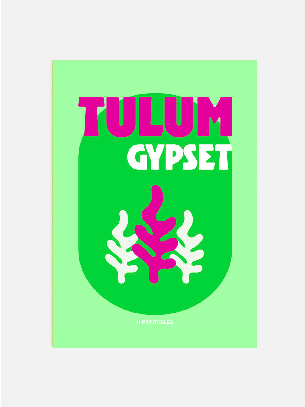 Tulum Gypset Green Poster