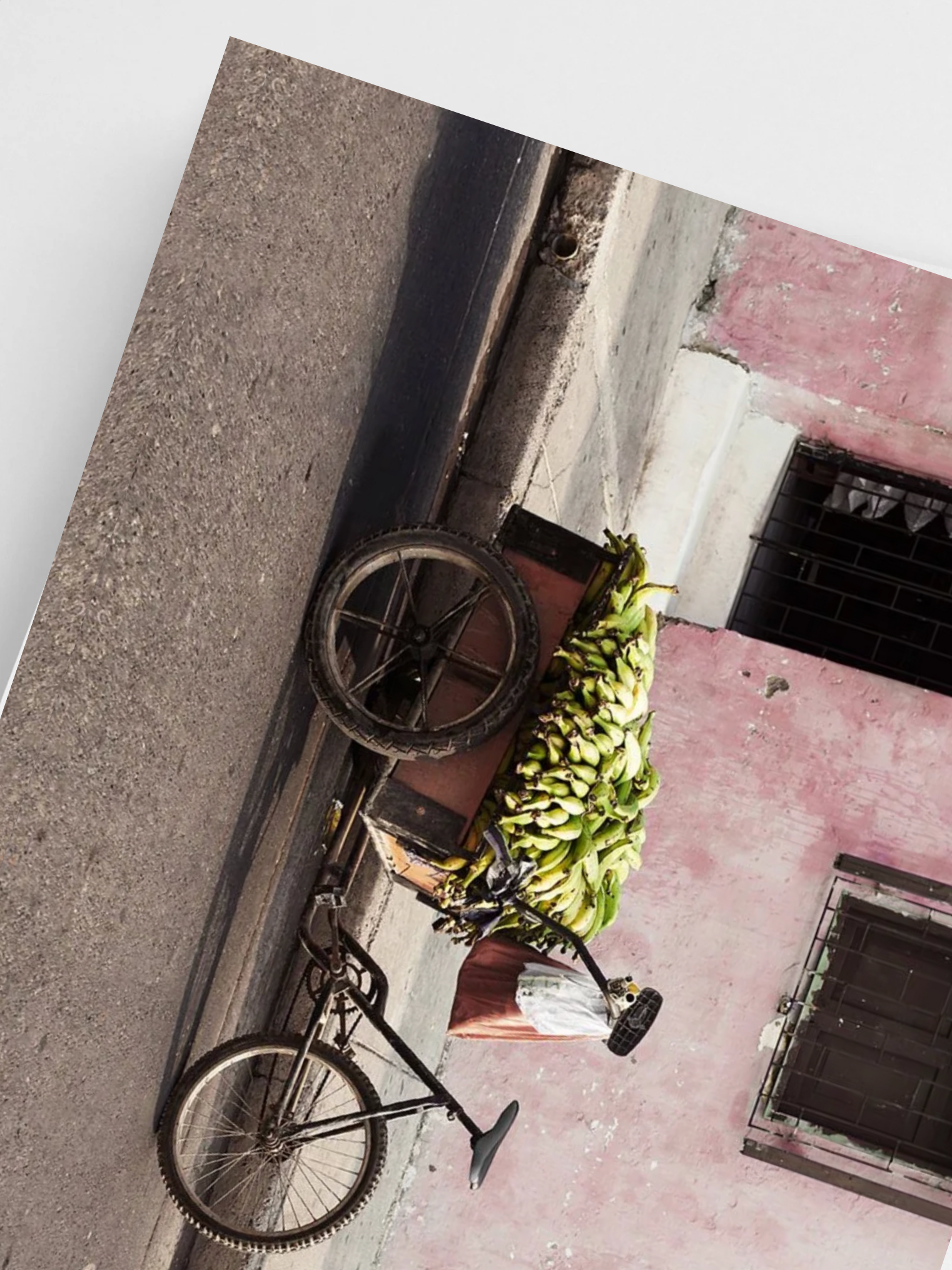 Banana Delivery street photography Poster