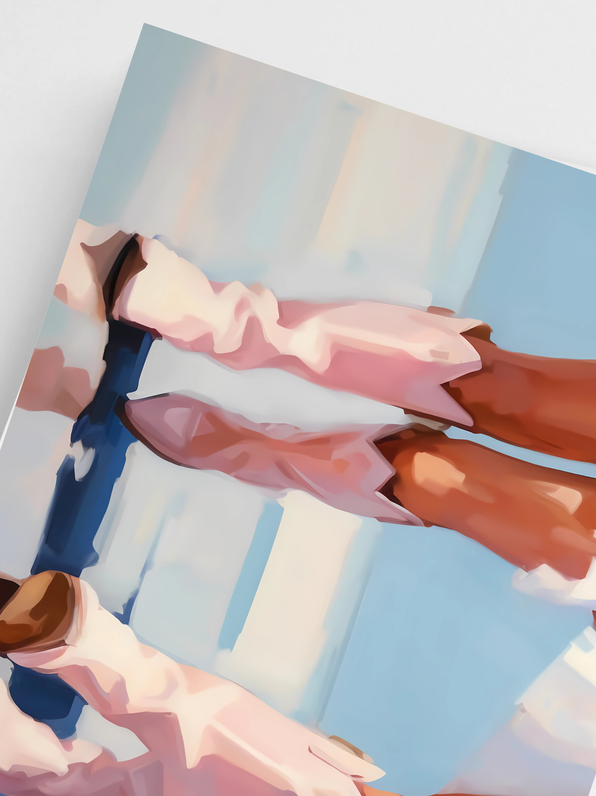 Close-up of coastal cowgirl printable art featuring trendy boots illustration.