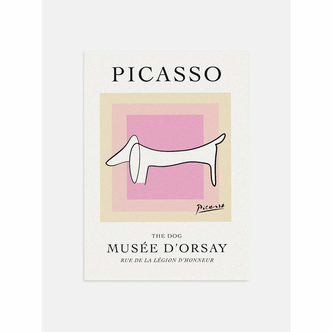 Dog Picasso Poster
