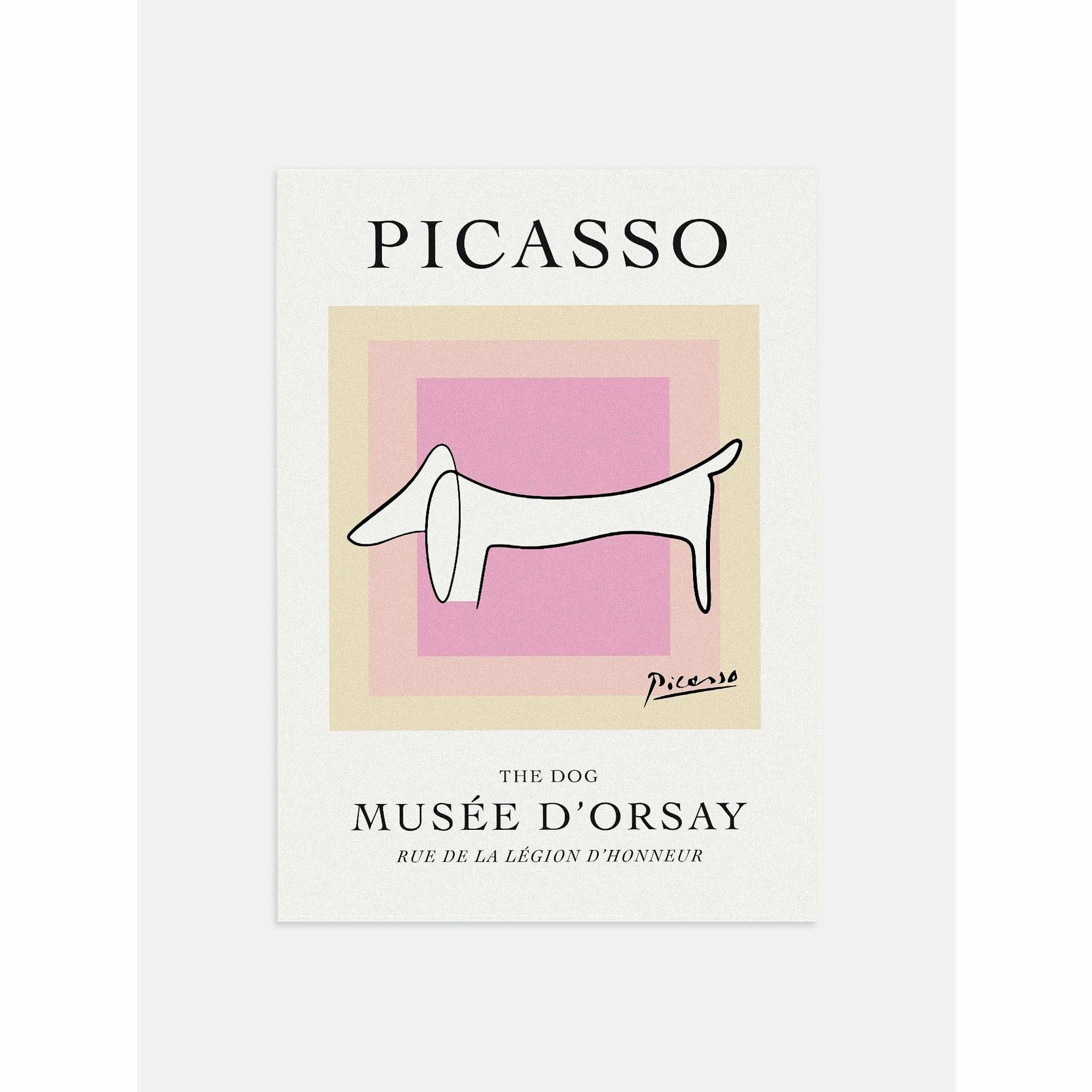 Dog Picasso Poster