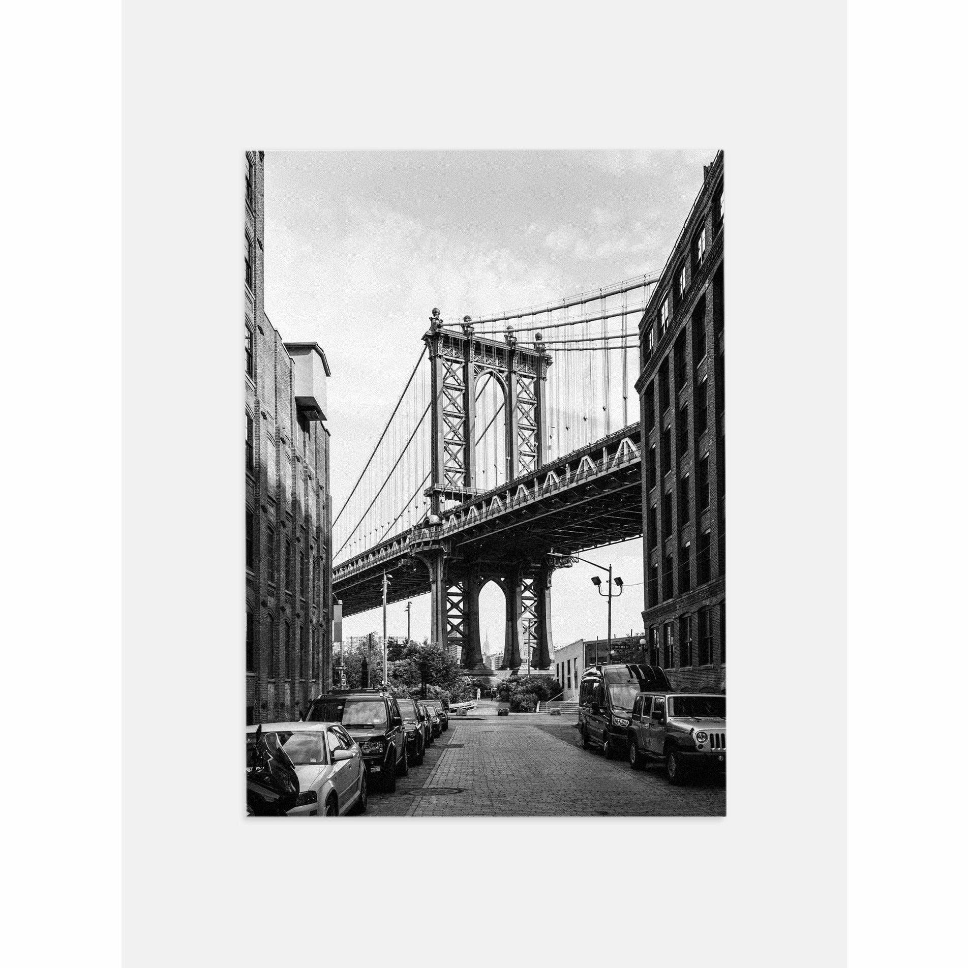 Black and White Bridge Wall Art