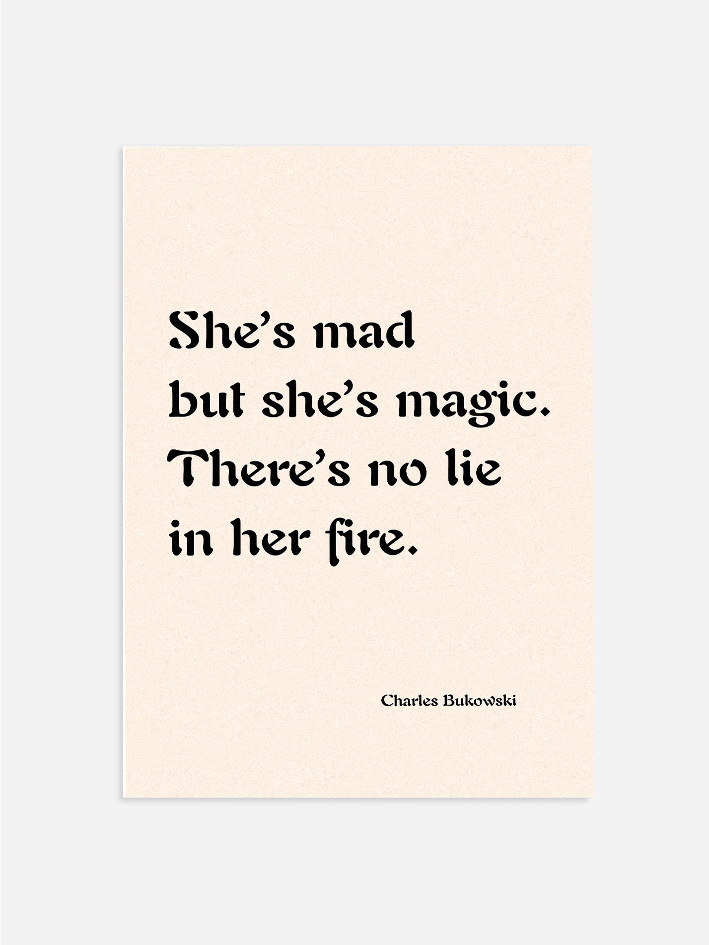 She's Mad but She's Magic Poster