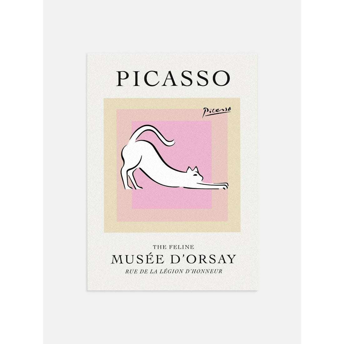 Picasso Cat Poster