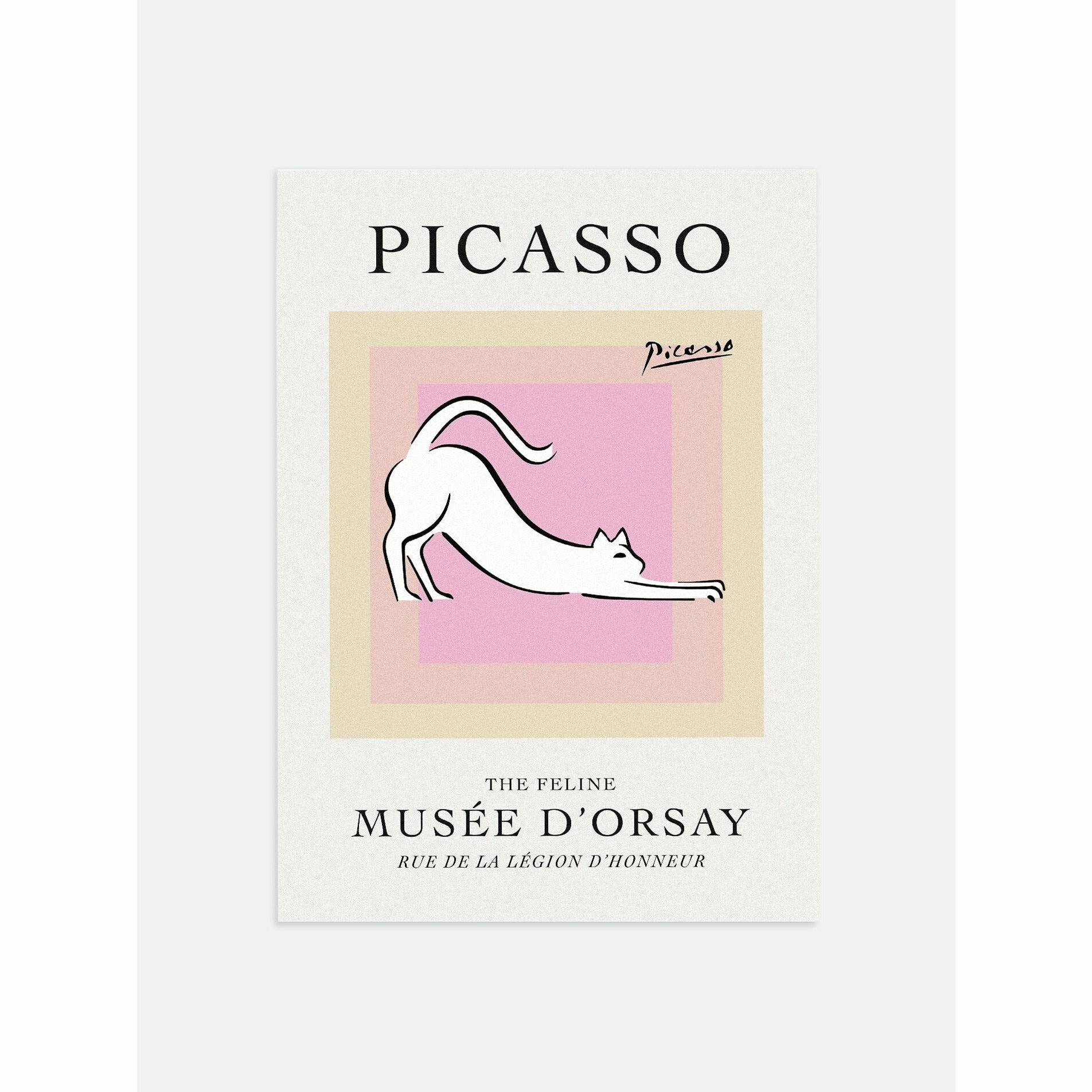 Picasso Cat Poster