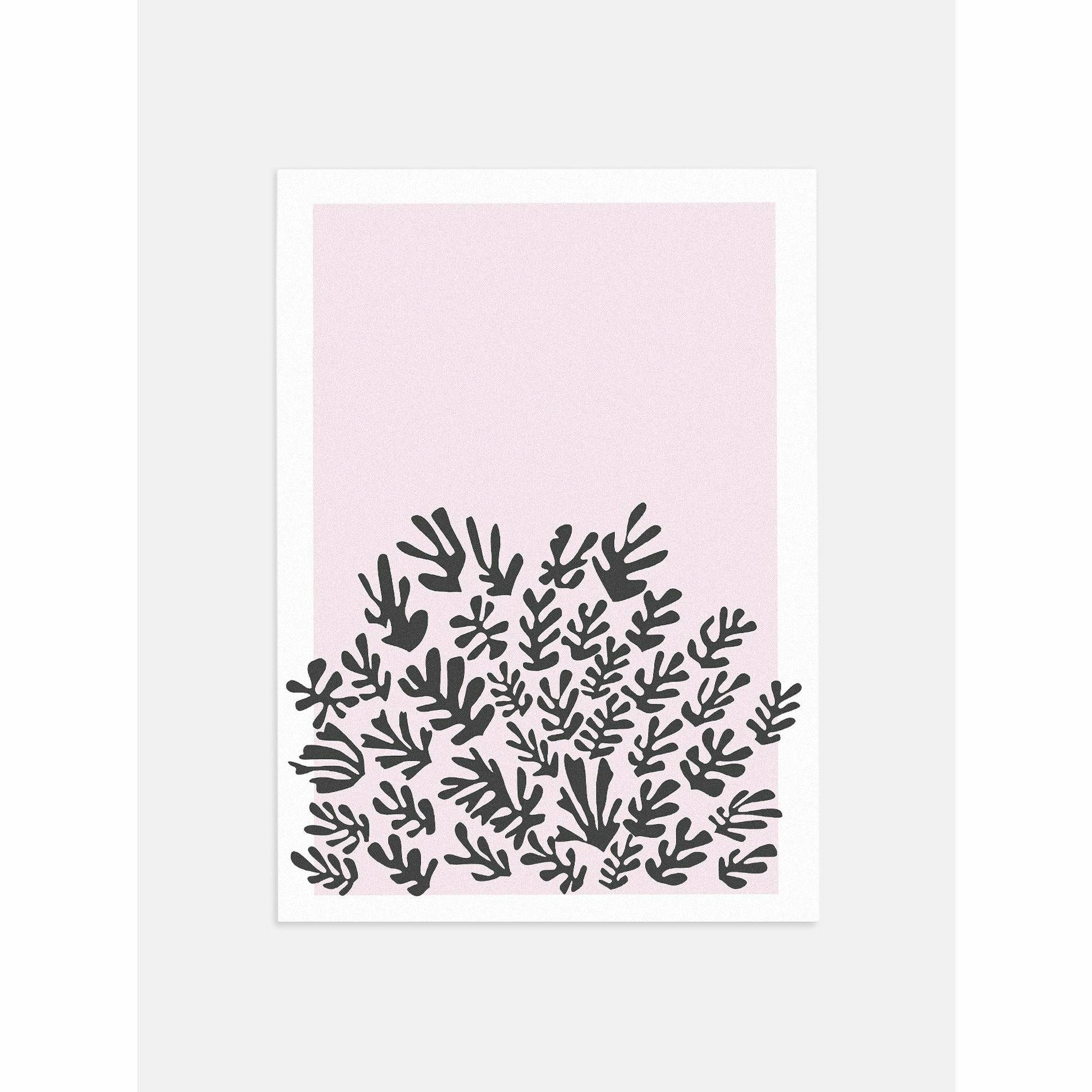 Abstract Foliage Bedroom Artwork