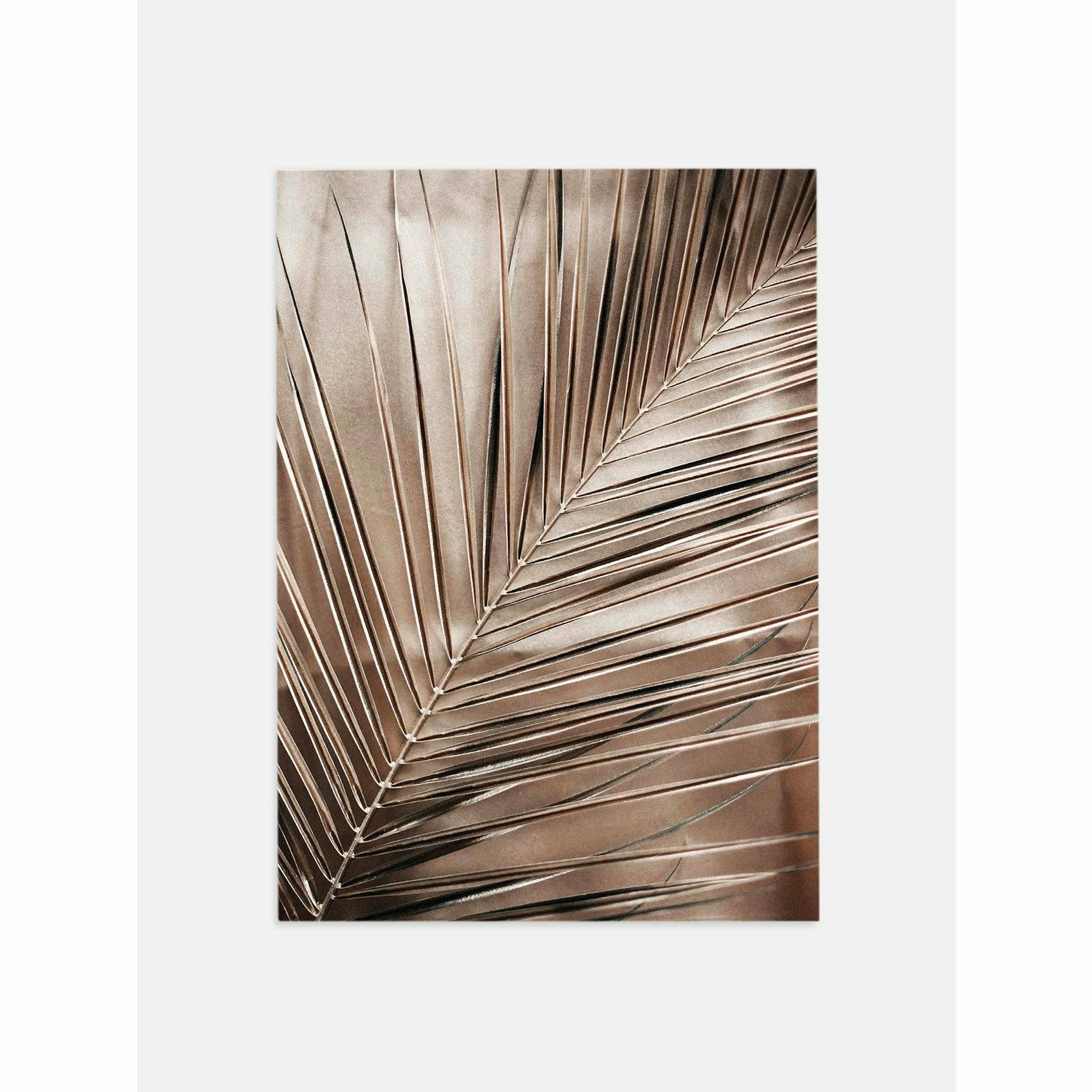 Shining Palm Leaf Bedroom Poster