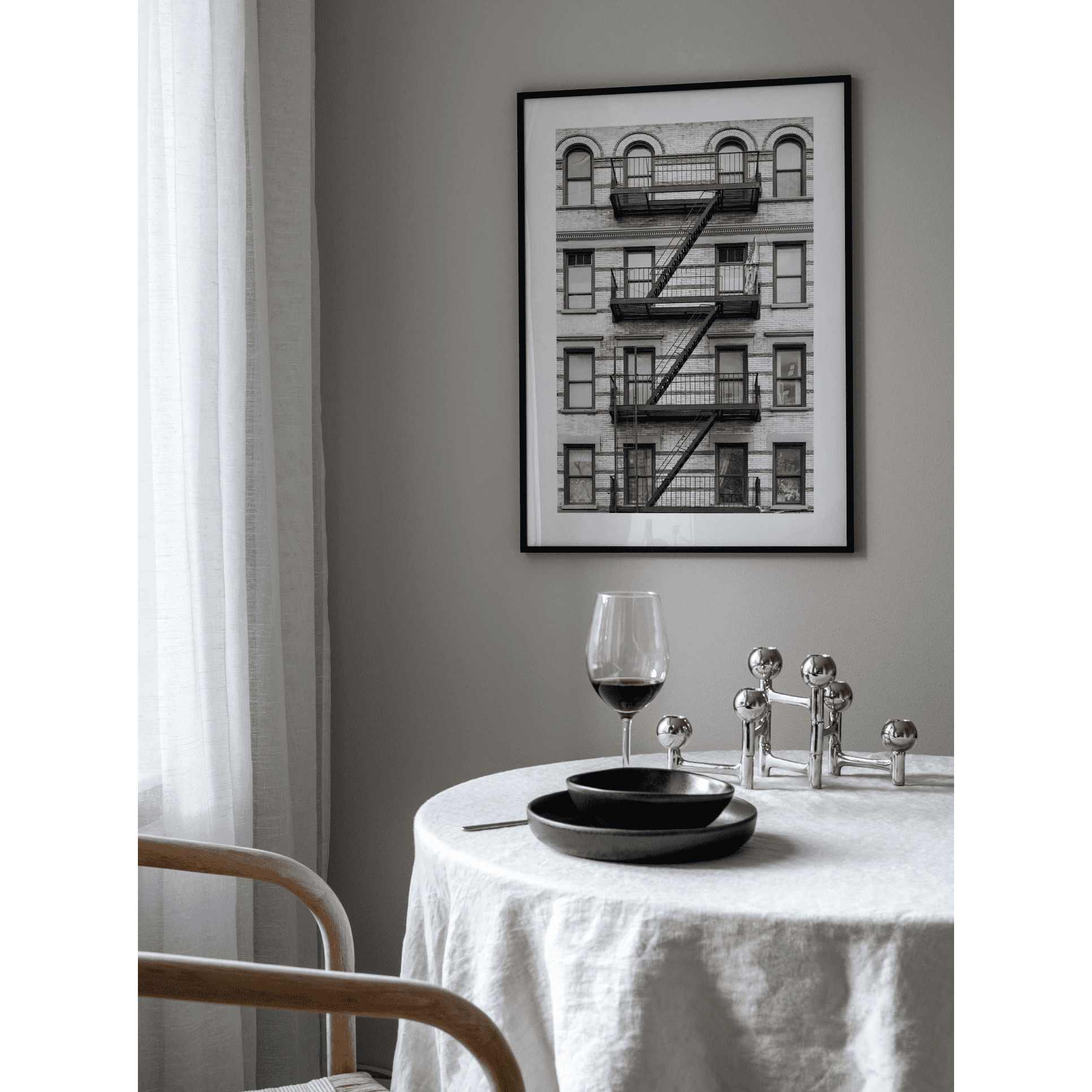 Fire Escape Digital Poster