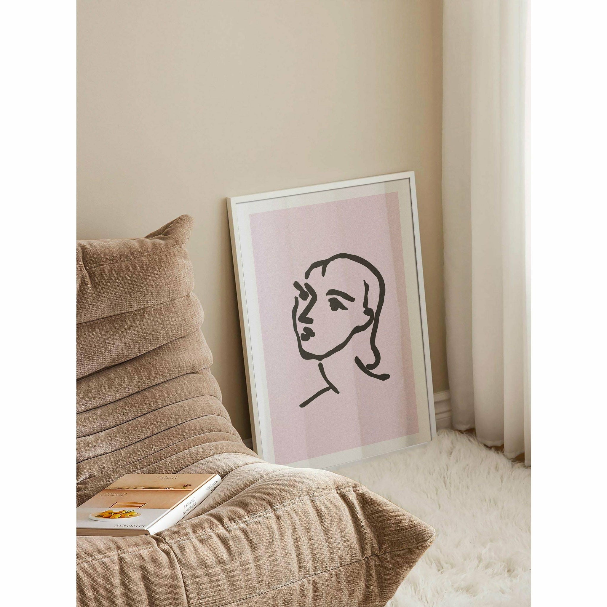 Pink Picasso Digital Poster