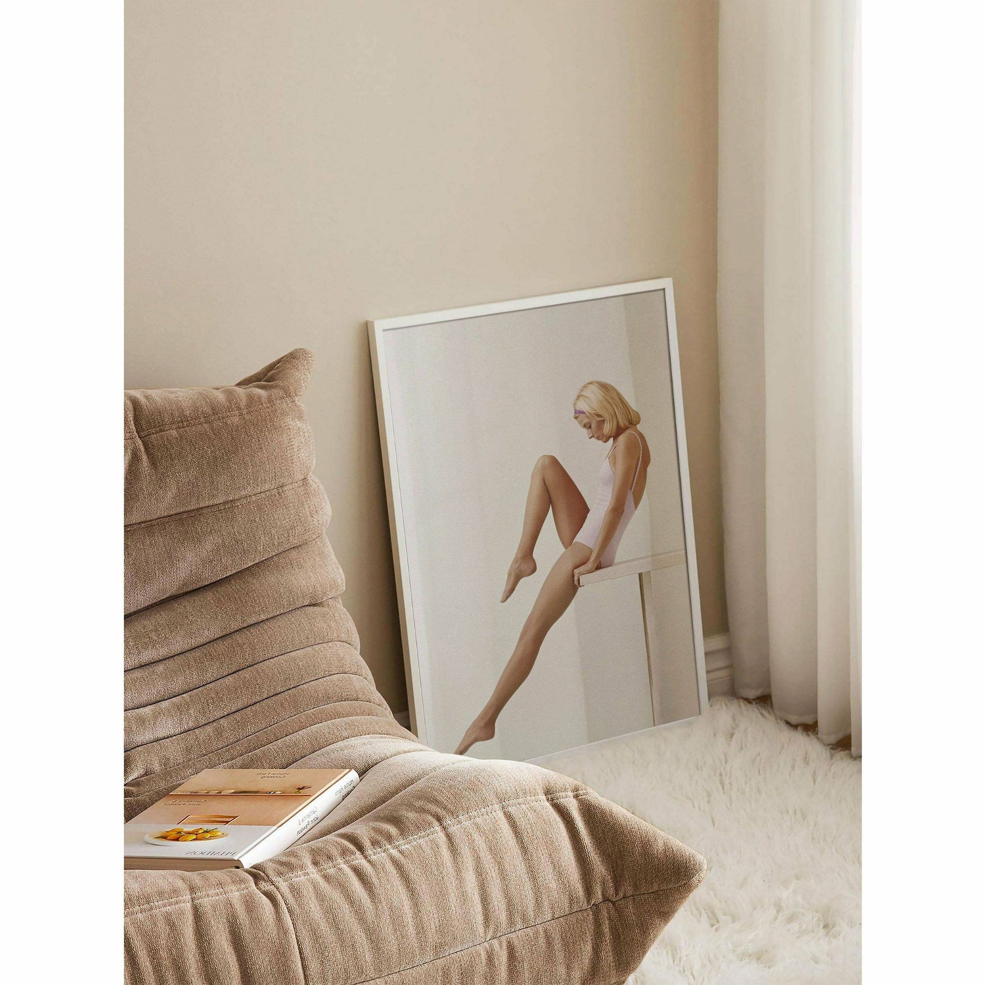 Woman Stretching Poster Wall Art