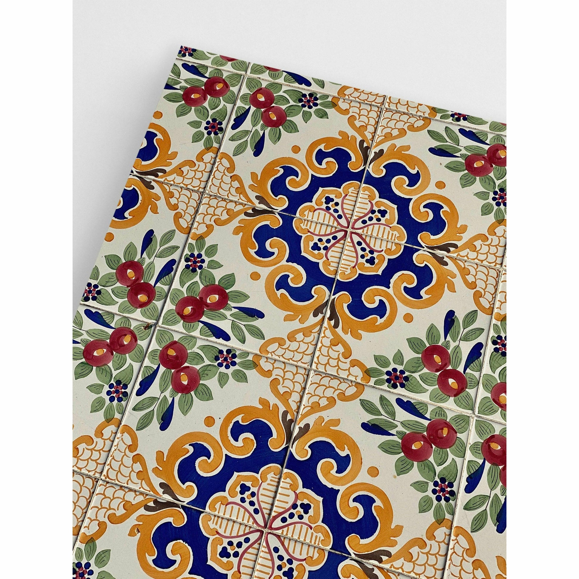 Floral Tile Digital Poster
